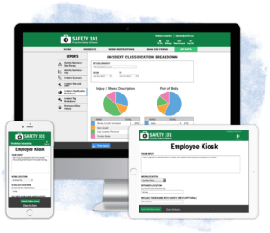 Safety 101 helps any company, college, university, government agency, city or any other organization proactively manage their safety program with workplace safety management system software