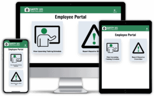 Access the Safety 101 employee safety portal from a desktop computer web browser to submit safety input